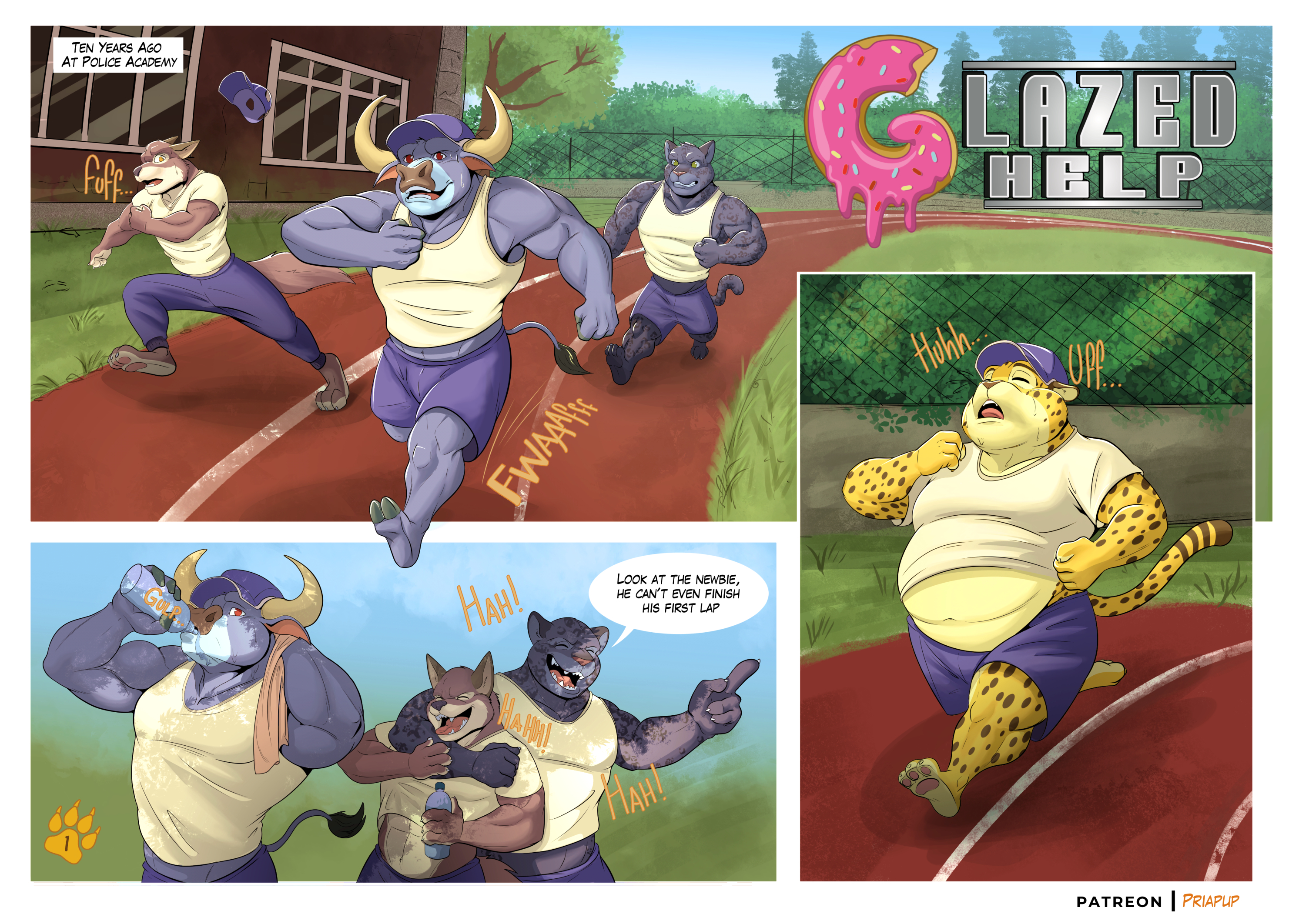 GLAZED HELP | Page 01 by Priapup < Submission | Inkbunny, the Furry Art  Community