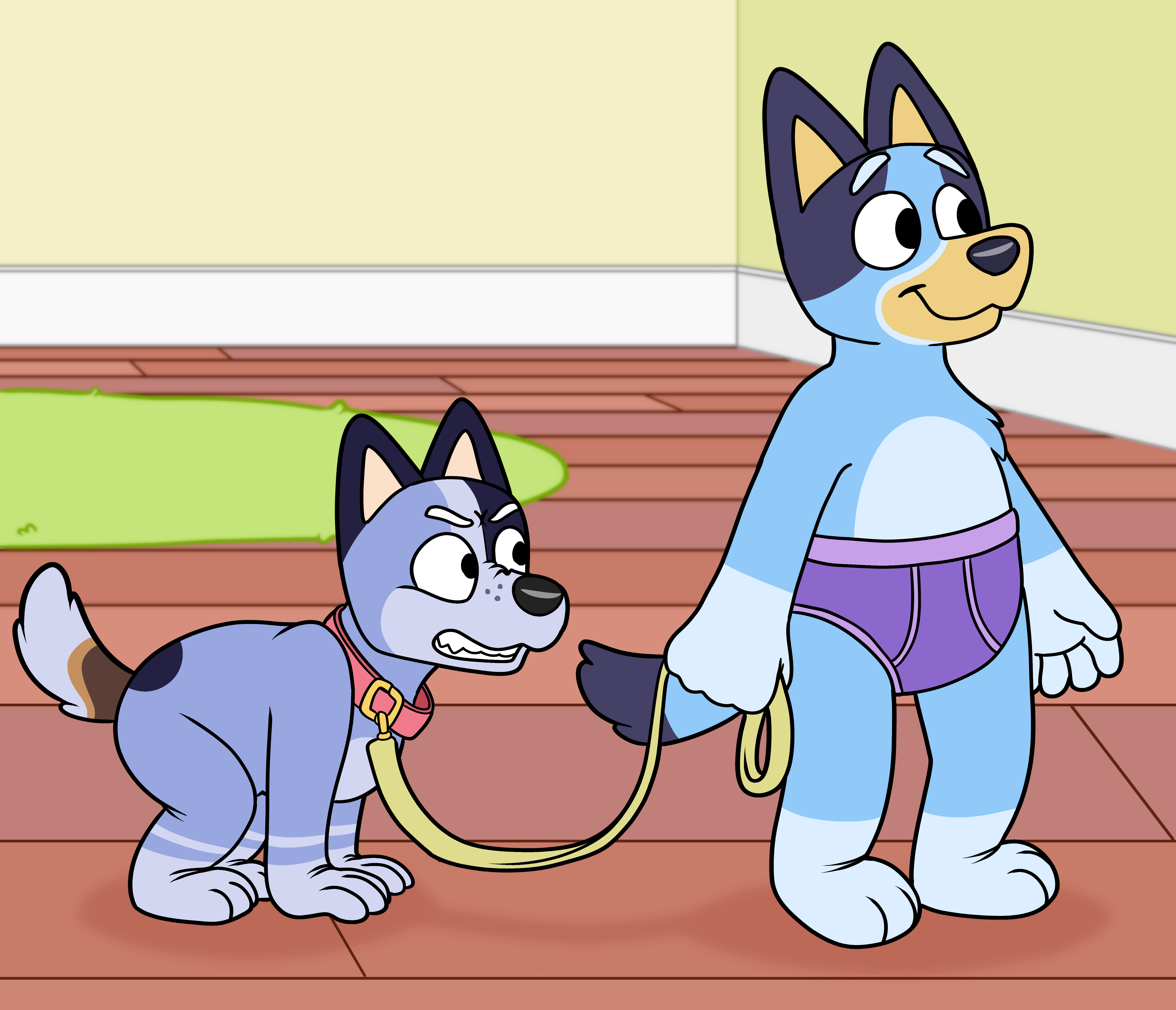 bluey screenshot redraw by toonimal < Submission | Inkbunny, the Furry Art  Community