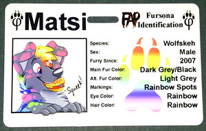 FAP™ ID Cards ~ Furry Identification ~ Howliday Sale! by matsi