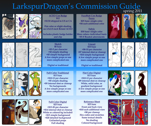 Commission Guide Spring 2011 by SiraLoba