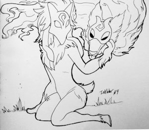 Inktober 2017 - The Kindred by Kristal