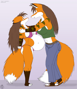 Scolding (Colored by Gecko Guy) by leokitsune