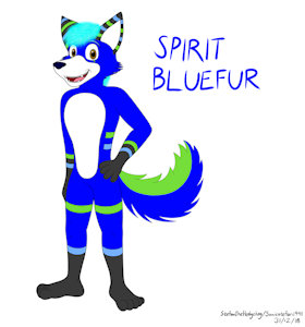 My Furry sona-Spirit Bluefur by Sonicstefan1991