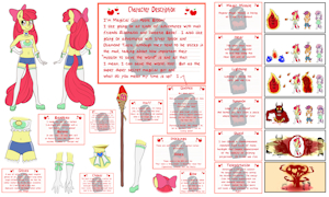 Apple Bloomers Character Sheet (Applebloom) by AnibarutheCat