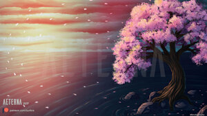 Aeterna visual novel game - BG WIP: Sunkra's dream by Aeterna