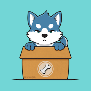 Wolf in A Box by LittleHyper