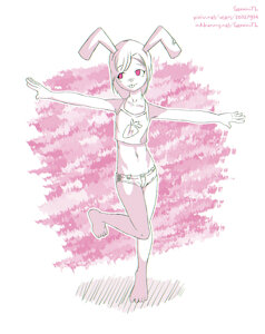 Happy lil bunny girl by GeminiTL