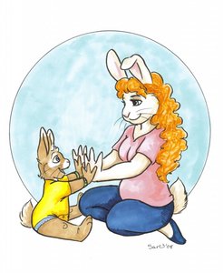 My son and I! by Christiebunny
