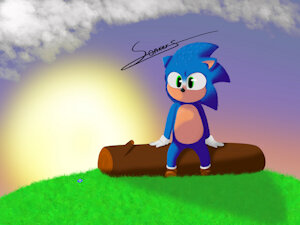 Baby sonic is back on the page! by SonkerS