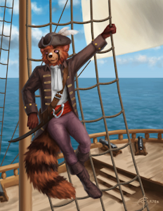 Pirate Vance by zephyrnok
