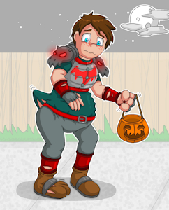 A Costume Fit For A Halloween Knight! by PheagleAdler