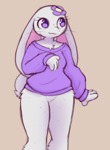 sweater bun by Milachu92