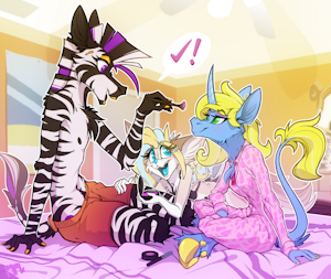 Commission - Slumber Party by Ralek