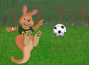 Kangaroo Soccer Star by MoyomongooseRatedG