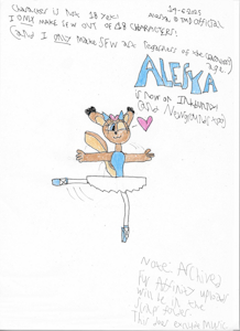 Alesya Fayanova - character bio by TMDOfficial