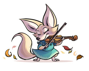 Fennec Violinist by Carrot