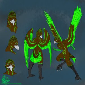 Nate Frost Ref (no text) by KairoTheDragon
