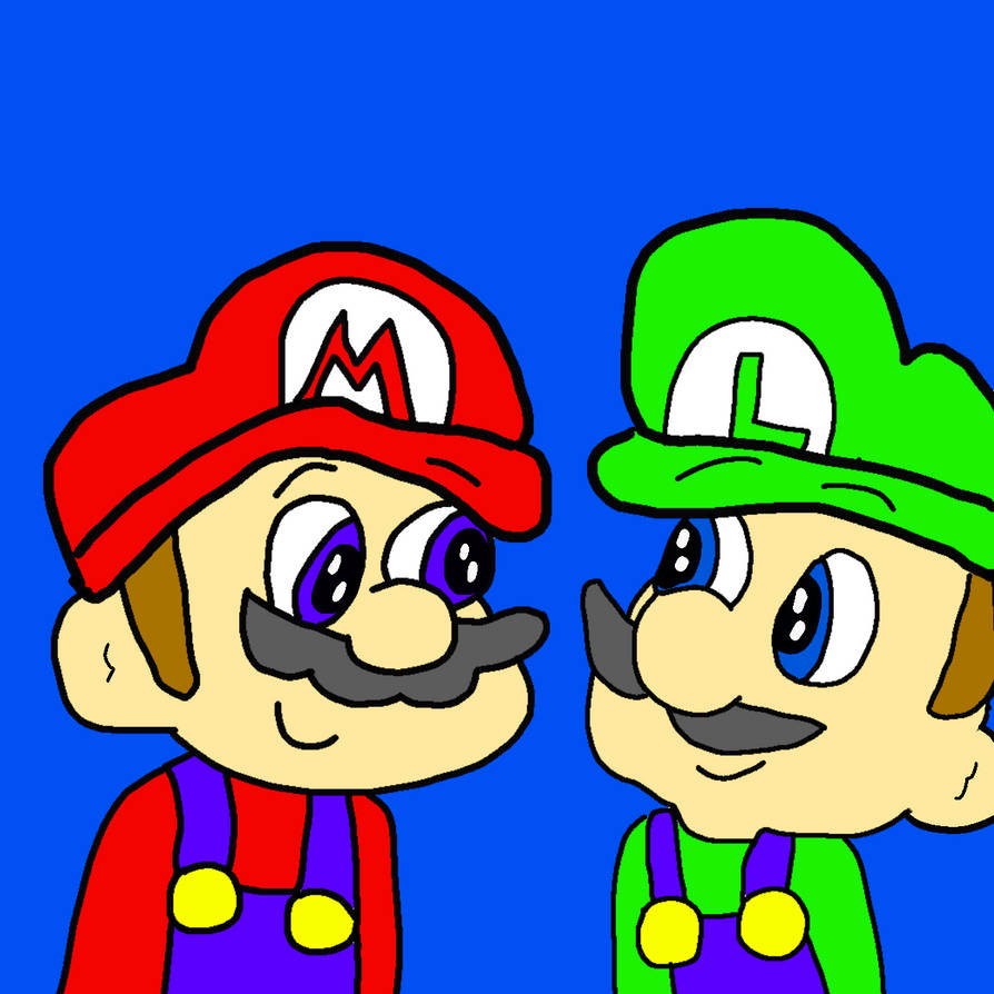 Mario and Luigi by frogtable125
