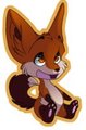 Fox Patterned Husky by Sombra