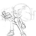 sonic sketch by OctoPop