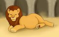 [post-vore] Lion by lycovore