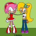 Amy + Coco Chained Together by DarkSonic250