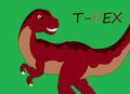 my own drawn t-rex by lolafanboa