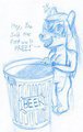 Free Twitter Sketch Drunk Racoon by AlbinoFromAbout