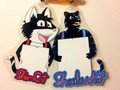 Fur Squared 2014 Badges ShimCat & ShadowKat by AlbinoFromAbout