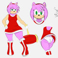 Amy Rose Doodles by Drazelle
