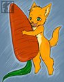 Gift Art: Carrot and his carrot by Ajna by CarrotWolf