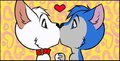 Chibi Kisses :D by SilverWolf163