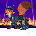 Feral Nick & Judy! by LilDooks