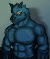 Lobo azul  by jabupeach