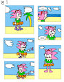 Classic Amy: Fun at the Beach Comic Page 1 by 2crazy4summer26