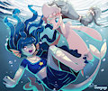 [ADMxPKMN] Mermaids by SunnyNoga