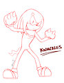 Knuckles doodle by alleycatwoman127