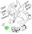 That damn 4th Chaos Emerald!! by alleycatwoman127
