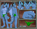 Azurin Reference Sheet (SFW) by Stripes