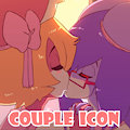 Couple icon - VibrantSnow and Violetta by diives