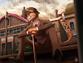 The Town Tabby by SpotTheCat