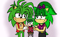 Manic, Maiko and Kevin ^^ by HedgieLombax147