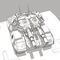 Doodle: GDI Mammoth Tank by ProjectDarkFox