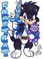 Frost the Kitten Badge by Marci McAdam by frostcat
