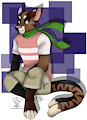 TRADE:Scarf Kitty by TheHuntingWolf