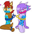 Sally and Lilac as Gifts