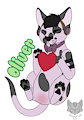 .: Oliver Feral Heart Badge :. by AnukaCat