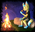 Torikku by the fire by Ruxin