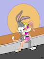 lola bunny bugs bunny in sun by guibor112345