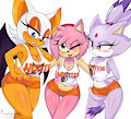 Sonic x Hooters by FlameLoneWolf